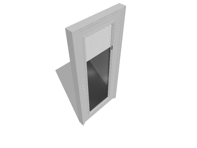 MMI Door 36 in. x80 in. Right-Hand Inswing Fan-Lite Clear 4-Panel Primed  Fiberglass Smooth Prehung Front Door on 6-9/16 in. Frame Z0365384R - The  Home Depot