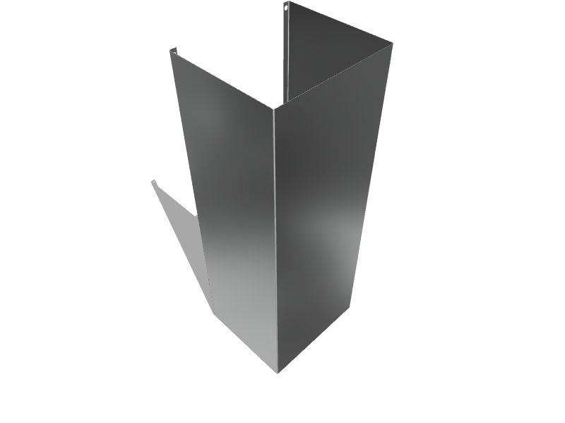 GE Wallmounted Range Hood Flue Cover (Stainless Steel) in the Range