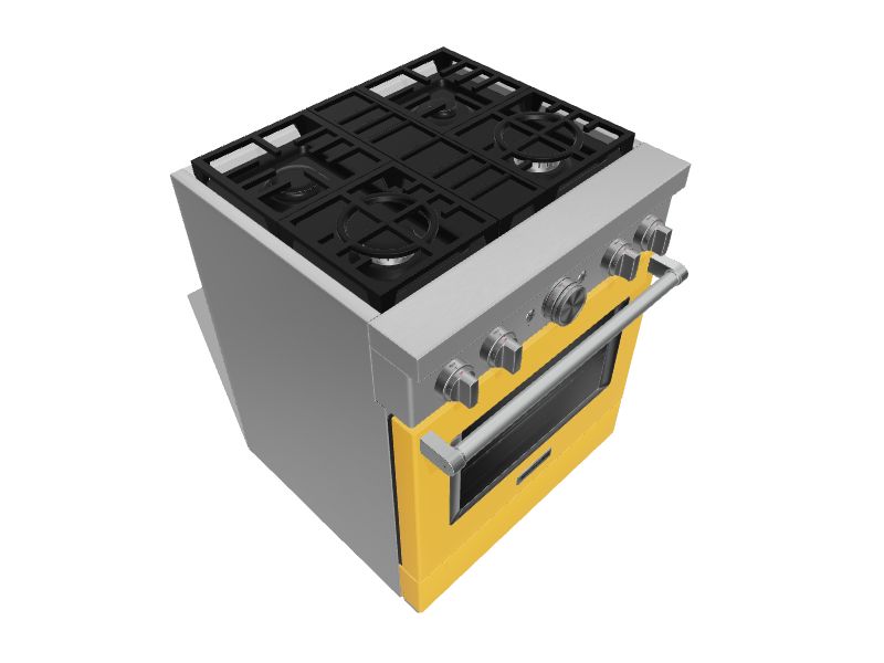 KitchenAid Smart Capable 30in Deep Recessed 4 Burners Selfcleaning Convection Oven