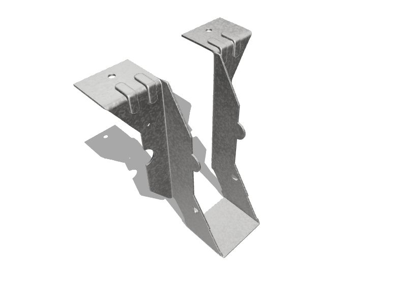 Simpson Strong-Tie PF 18-Gauge ZMAX Galvanized Post Frame Hanger