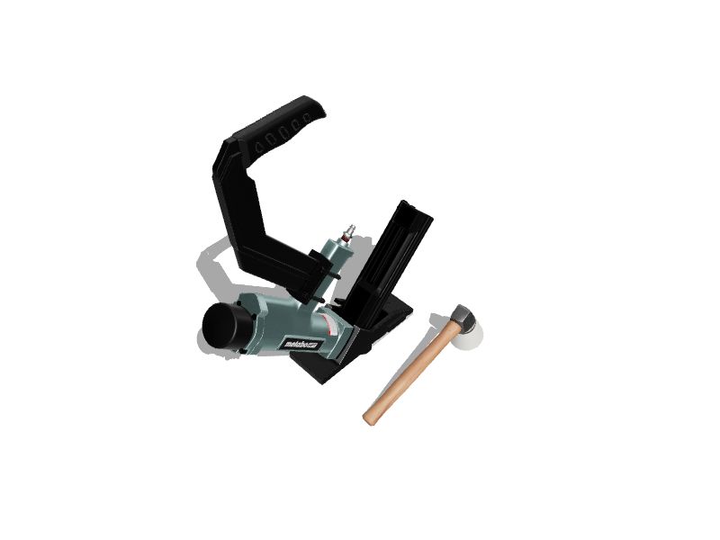 Metabo HPT 15.5Gauge 1/2in Medium Crown Flooring Pneumatic Stapler in