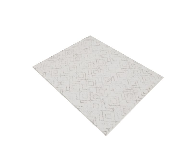 Scott Living Cross point 8 X 10 (ft) Alabaster Indoor Distressed