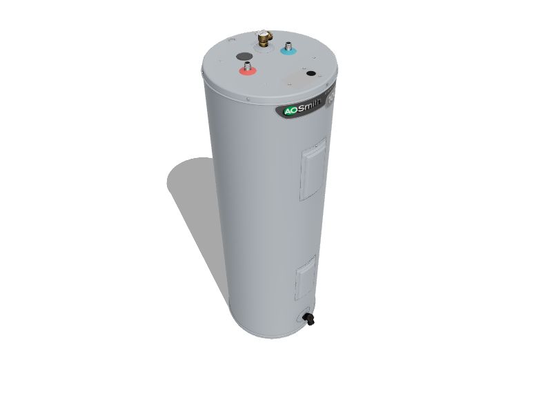 AO Smith 100227539 ENS-50 Proline 50 Gallon Short Residential Electric  Water Heater - 6 Year Warranty