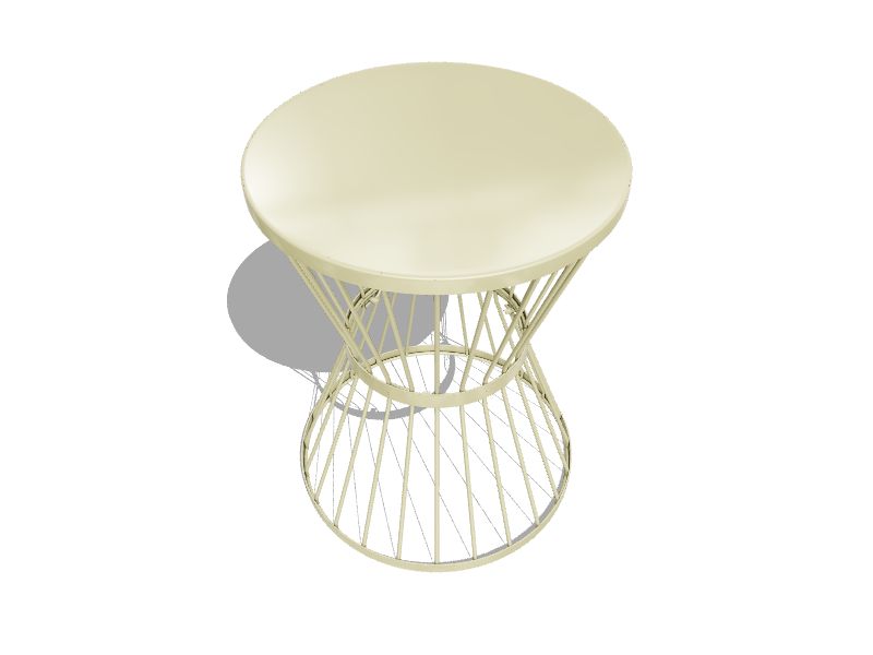Best Selling Home Decor Lassen Round Outdoor End Table 16.25 in W
