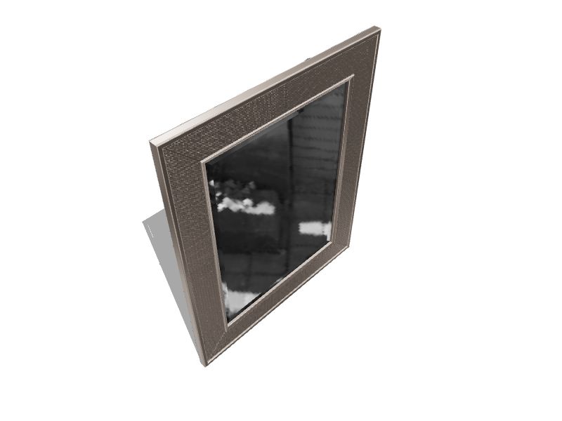 allen + roth 26-in W x 32-in H Silver Framed Wall Mirror in the