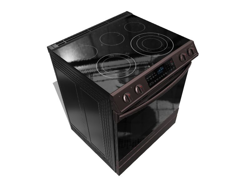 Samsung 30in Smooth Surface 5 Elements 6.3cu ft SelfCleaning Air Fry