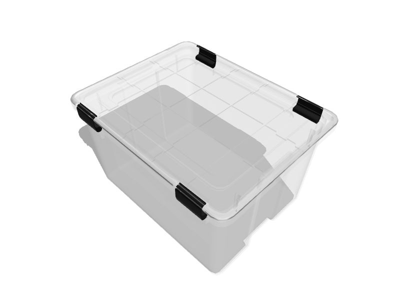 Clear Weathertight Totes