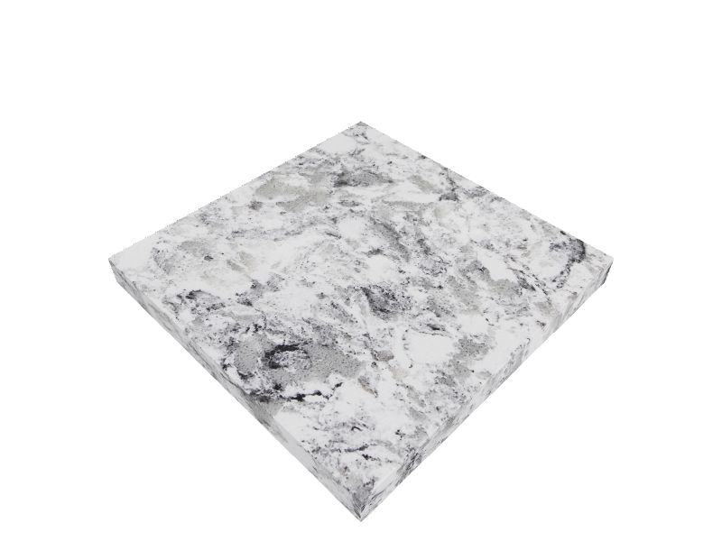 allen + roth Emerald Ridge Granite Black Kitchen Countertop SAMPLE (4-in x  4-in) at