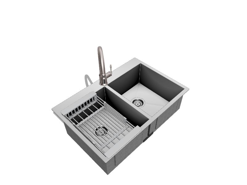 akdy stainless steel kitchen sink bottom grid