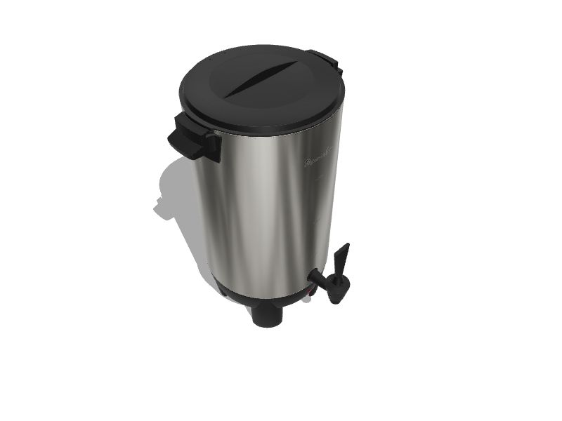 Dominion Premium 30 Cup Coffee Urn - Aluminum Coffee Dispenser For Quick  Brewing - Automatic Hot Water Dispenser - Ideal for Large Crowds - Perfect