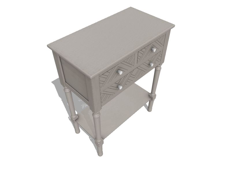 allen + roth Casual Weston Console Table in the Console Tables