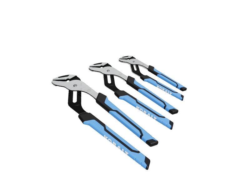 TOPLINE 5-Piece Pliers Set, Pliers Tool Set Included 8 Groove Joint  Pliers, 7 Linesman Pliers, 6 Long Nose Pliers, 6 Slip Joint Pliers, 6