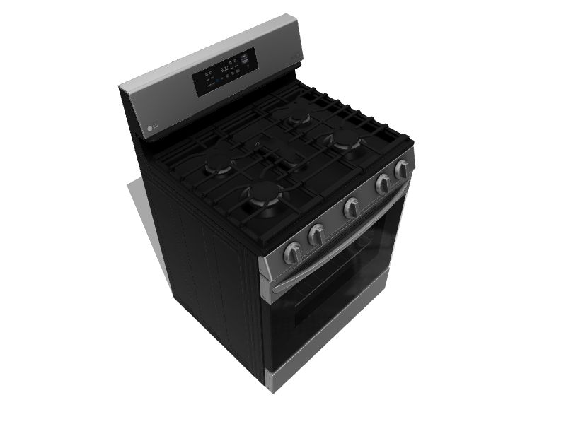 5.8 cu ft. Smart Wi-Fi Enabled True Convection InstaView® Gas Range with  Air Fry