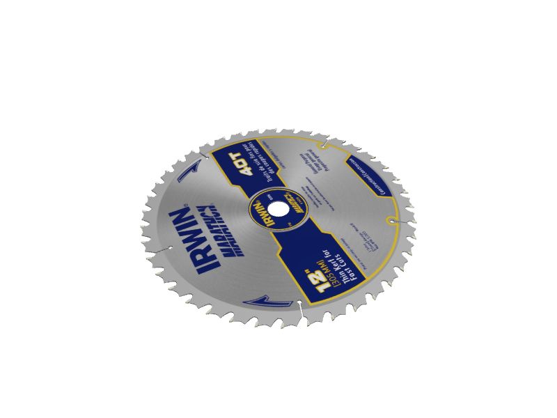 IRWIN 12in 40Tooth Rough Finish Carbide Miter/Table Saw Blade in the