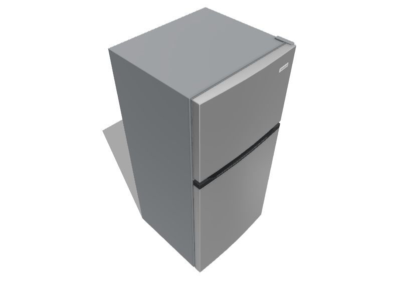 Frigidaire 13.9 cu. ft. Top Freezer Refrigerator, brushed steel FFHT1425VV  - The Home Depot