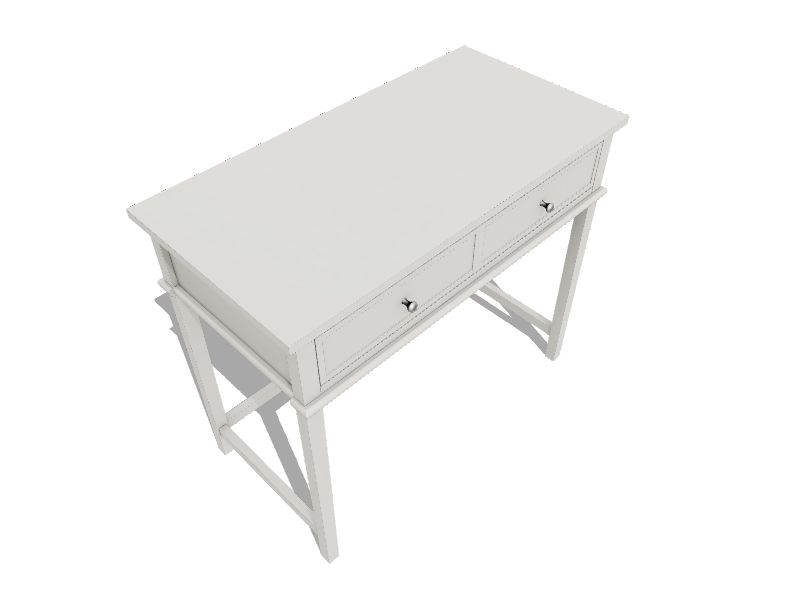 Ameriwood Home Abigail 35.75-in White Kids Student Desk with Chair Hutch  Included in the Desks department at