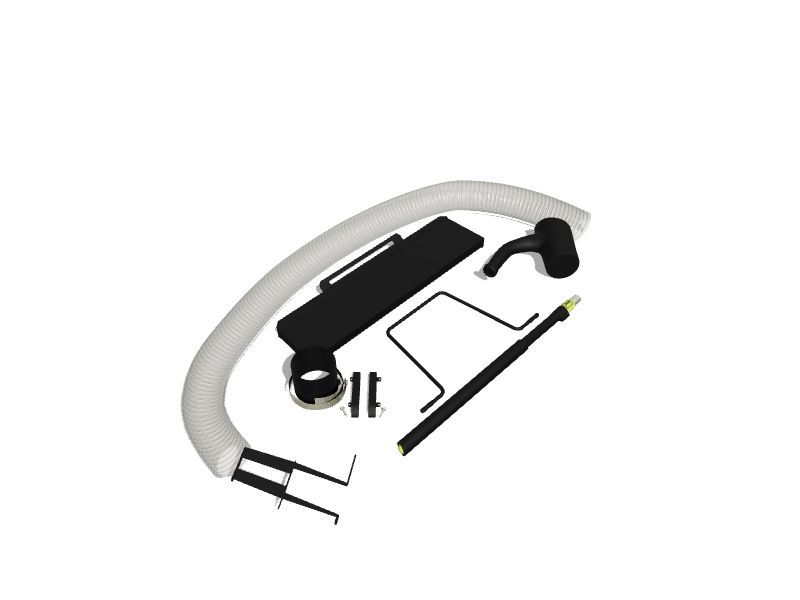 Billy Goat Hose kit for lawn vacuum Handlebar Kit in the Riding Lawn