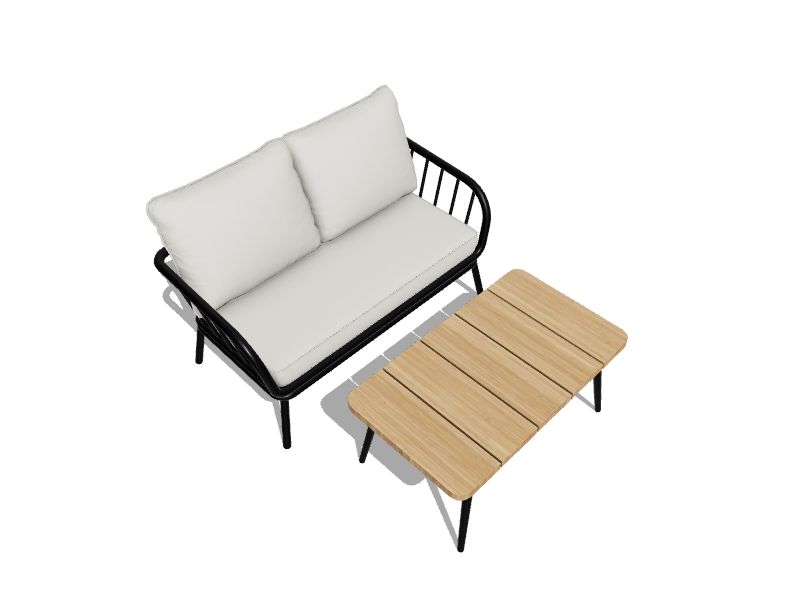 Style Selections Westchester 2Piece Patio Conversation Set with Off