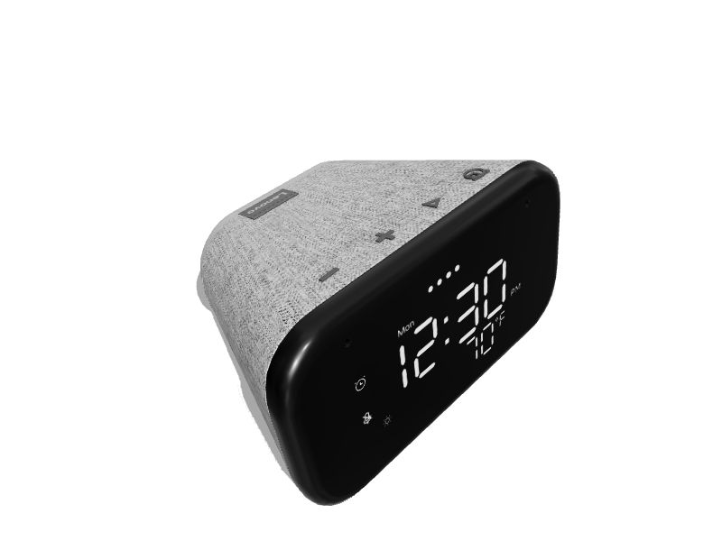 Lenovo Smart Clock Essential Voice Assistant Screen Display Smart Hub in  Grey in the Smart Speakers & Displays department at