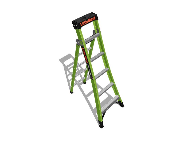 Little Giant Ladders King Kombo 2 Pro M6 6ft Fiberglass Type 1aa 375