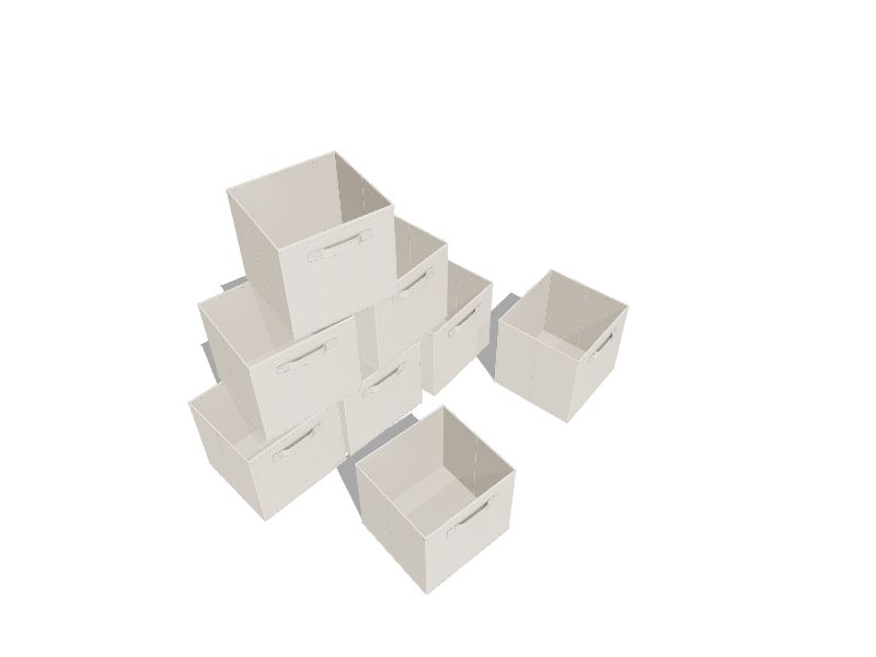 Aeitc Cube Storage Organizer 5-Cube (11.8x11.8) Narrow Cabinet Closet  Storage Shelves Plastic Storage Shelving for Bedroo