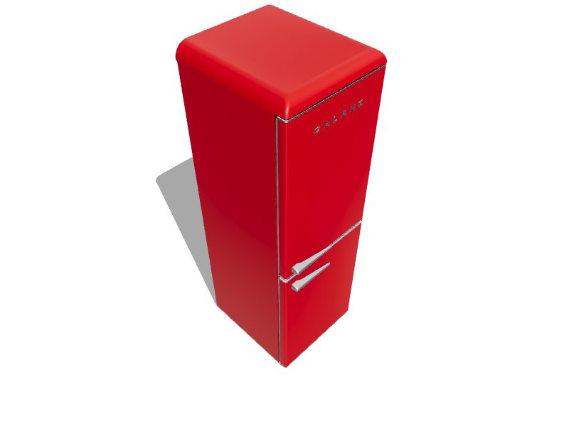 Best Buy: Galanz Retro 7.4 Cu. Ft Bottom Mount Refrigerator White  GLR74BWER12