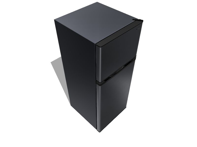 Galanz GLR10TBKF 10 Cu. ft. Black Refrigerator with Top Mount Freezer