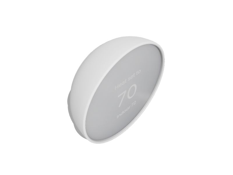 Google Nest Smart Thermostat (Snow)