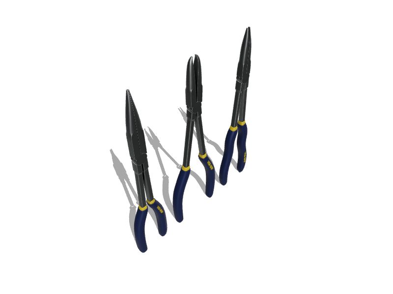 KNIPEX 4-Piece Circlip Snap-Ring Plier Set in Pouch - Automotive