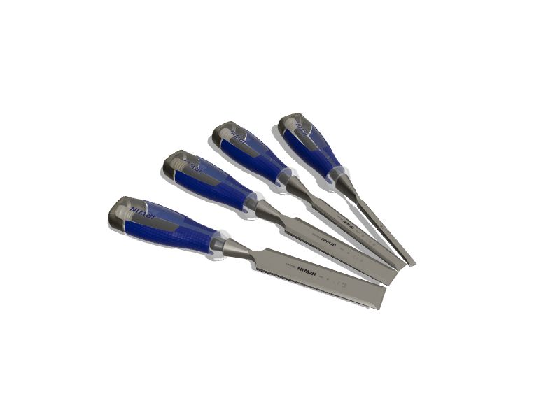 IRWIN Chisel Set for Woodworking with Mallet, 4-Piece (1788114)