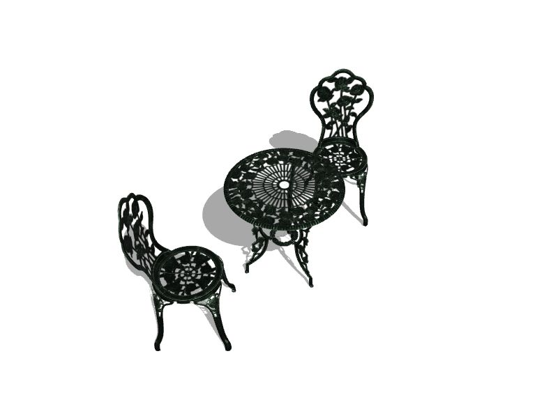 Patio Premier Rose 3Piece Multiple Colors/Finishes Bistro Patio Dining