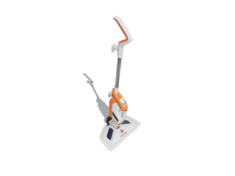 BISSELL PowerFresh Lift Off Pet Steam Mop - Brite White/Samba Orange 1544A