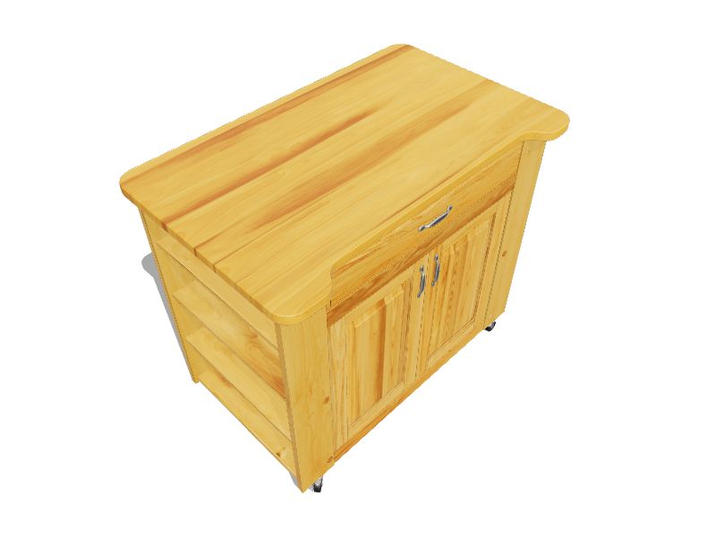 Catskill Craftsmen Brown Wood Base with Birch Butcher Block Top Kitchen Island (40-in x 24-in x 34.5-in) Catskill Craftsmen Brown Wood Base with Birch Butcher Block Top Kitchen Island (40-in x 24-in x 34.5-in)