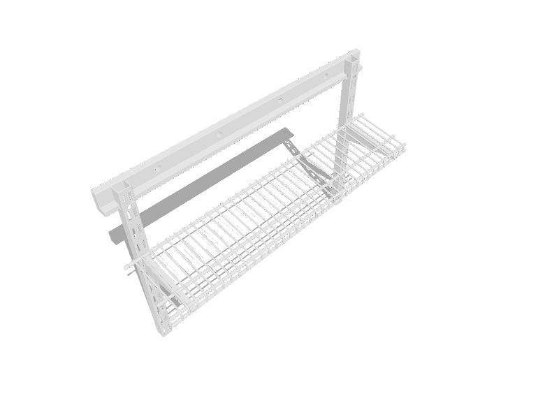 ClosetMaid All Purpose/Linen 8-ft x 16-in White Universal Wire Shelf in the  Wire Closet Shelves department at