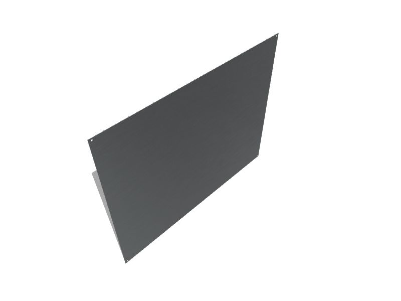 Broan Ductfree Universal Backsplash Plate (Stainless Steel) at