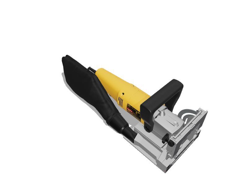 DEWALT Biscuit Joiner, 6.5 Amp, 10,000 RPM, Retractable 45 Degree Notch,  For Depth Spots (DW682K),Yellow - Power Plate Joiners 