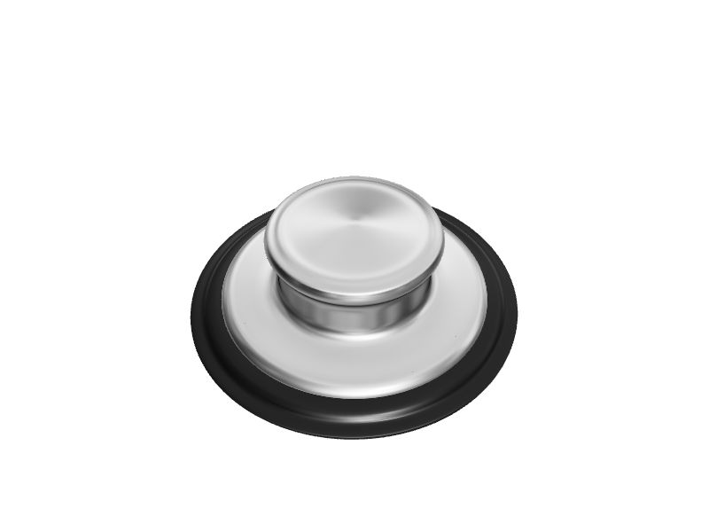 Insinkerator 74278D Kitchen Sink Stopper in Brushed Stainless Steel for InSinkErator  Garbage Disposal