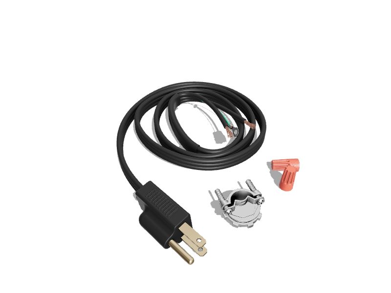 InSinkErator CRD-00 Power Cord Kit Pack of 1 Black 