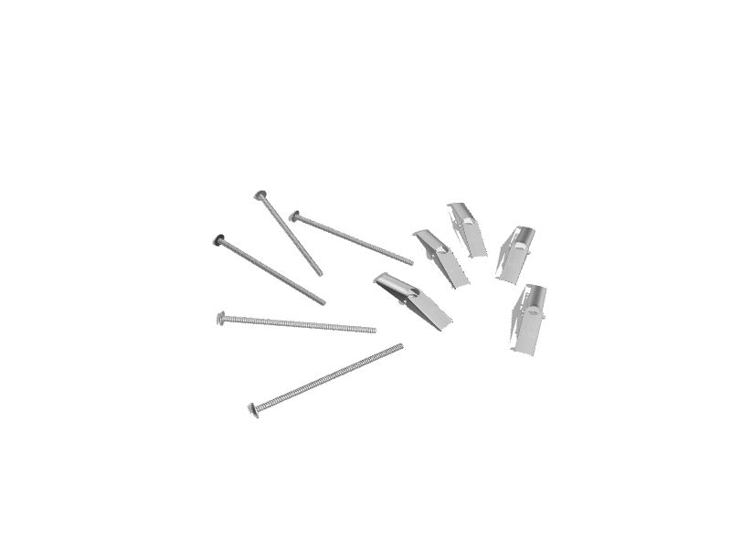 ClosetMaid 5-Pack ShelfTrack Drywall Back Clips in the Wire Closet Hardware  department at 
