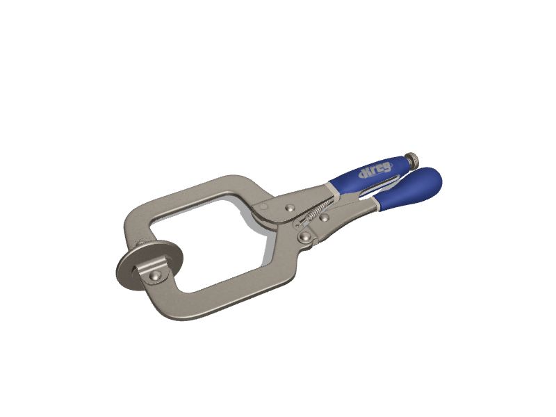 Kreg 3-1/2-in Steel Spring Clamp with 3 Inch Throat Depth and 500