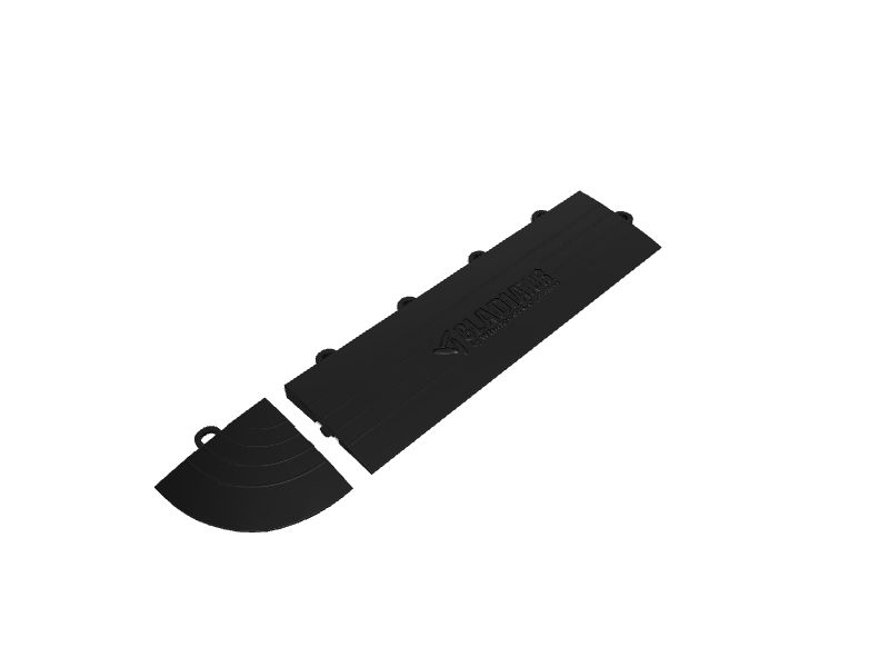 Gladiator 7-Pack Black 3.25-in W x 12-in L Garage Floor Edges Gladiator 7-Pack Black 3.25-in W x 12-in L Garage Floor Edges
