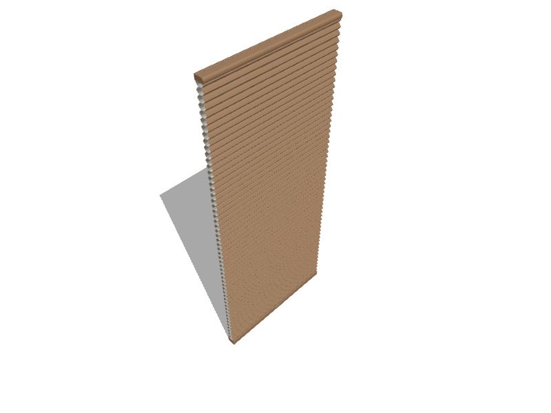 LEVOLOR 30in x 72in Toffee Room Darkening Cordless Cellular Shade in