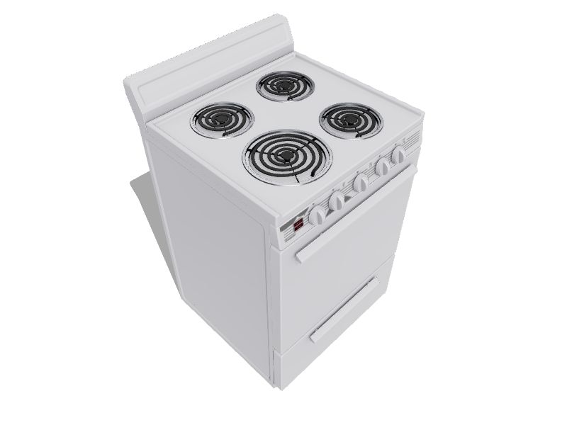 Premier ADA 24 White Electric Range ECK100OP