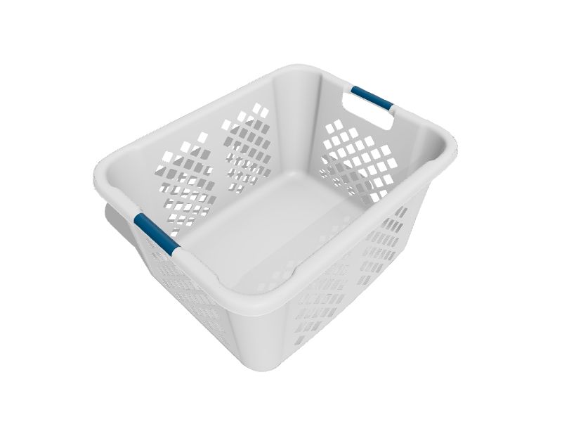 Home Logic 1.5-Bushel Plastic Laundry Basket