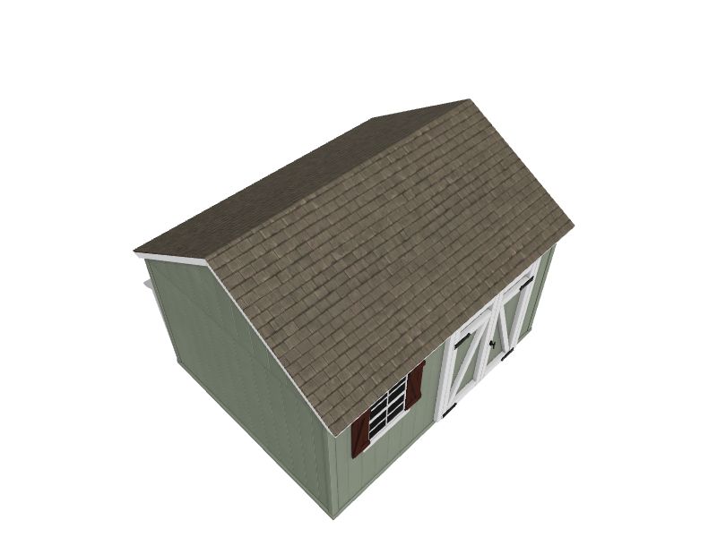 Heartland Gentry 12ft x 10ft Wood Storage Shed (Floor Included)