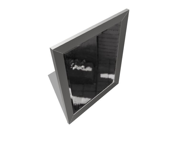 Angled Beveled Mirror Frame with Beaded Accents – Hamilton Hills