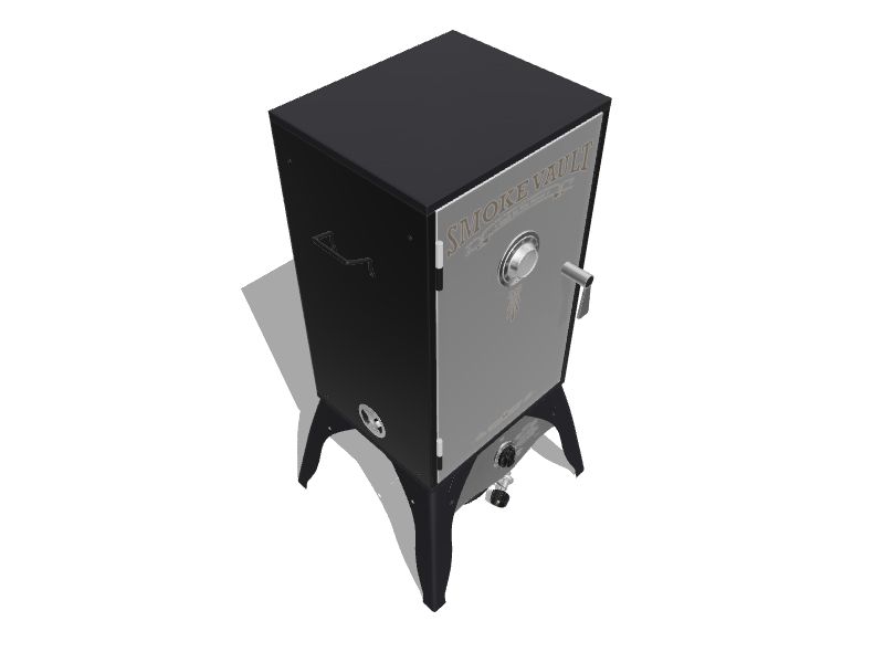 Camp Chef Smoke Vault 18 in 529 Sq in Black Gas Smoker in the Gas