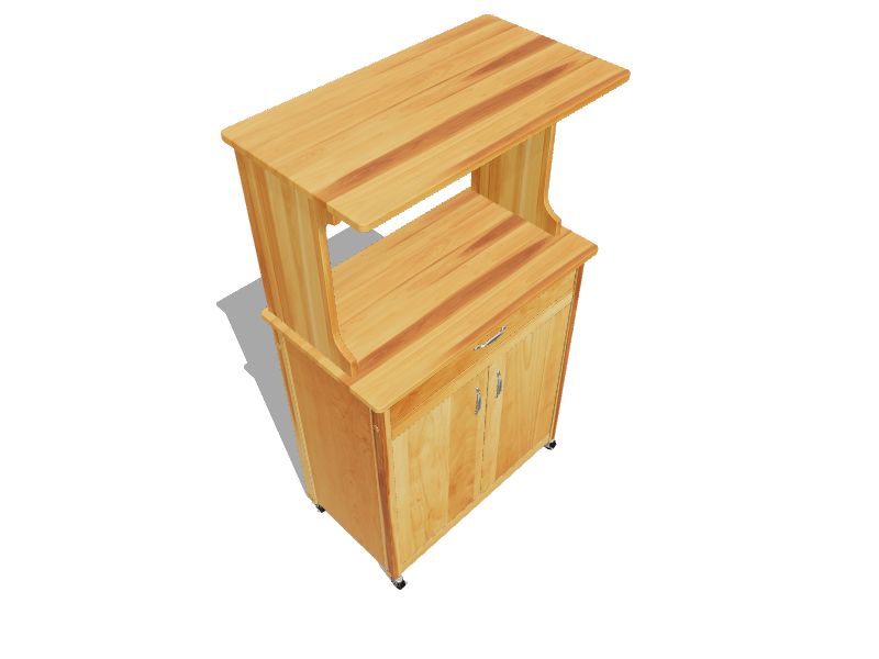 Catskill Craftsmen Brown Wood Base with Birch Butcher Block Top Kitchen Cart (16-in x 23.5-in x 37-in) Catskill Craftsmen Brown Wood Base with Birch Butcher Block Top Kitchen Cart (16-in x 23.5-in x 37-in)