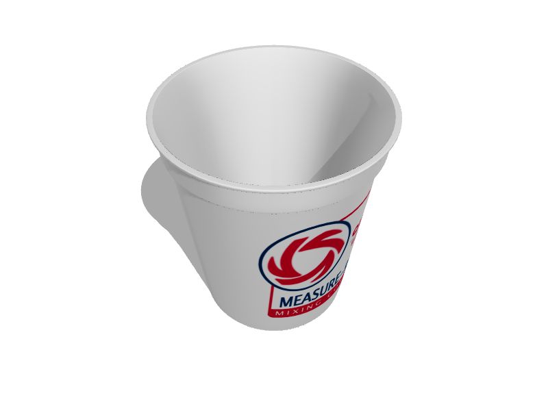 United Solutions 10-Quart Plastic Paint Bucket at