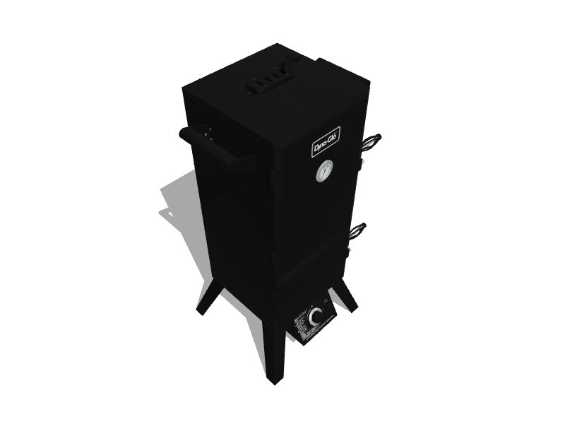 Dyna-Glo 784-Sq in Black Gas Smoker in the Gas Smokers department at  Lowes.com